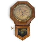  Preview image for William L. Gilbert Oak Calendar Clock 
