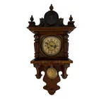  Preview image for Walnut Vienna Regulator-Style Wall Clock 