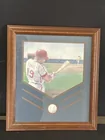  Preview image for Lot# 8 - Framed Baseball Art Featuring P 