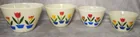  Preview image for Lot# 20 - (5) Fire King Oven Ware Tulip  