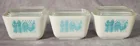  Preview image for Lot# 29 - (3) Pyrex 1 1/2 Cup Refrigerat 