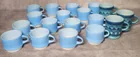  Preview image for Lot# 49 - Blue Fire King Glassware / Cup 