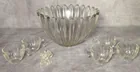 Preview image for Lot# 62 - Glass Punch Bowl with Cups 