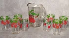  Preview image for Lot# 96a - Juice Pitcher with Glasses Ch 
