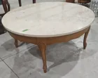  Preview image for Lot# 120 - Wooden Marble Top Coffee Tabl 