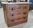  Preview image for Lot# 124 - Vintage Wooden Marble Top Che 