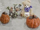  Preview image for Lot# 422 - Bear Cookie Jar, Pumpkin Deco 