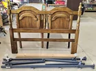  Preview image for Lot# 713 - Wooden Headboard and Rails 
