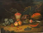  Preview image for 97 Old master 18thC still life painting 