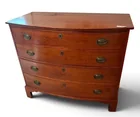  Preview image for 8. Amer.19thc cherry bowfront chest 