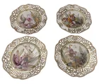  Preview image for 123. 12 KPM floral reticulated plates 