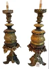  Preview image for 188. Pr Ornate lamps w/pedestals 