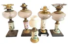  Preview image for 157. 5 crane oil lamps 