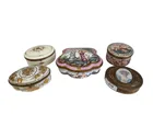  Preview image for 418. 5 pc covered porcelain boxes 