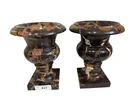  Preview image for 421. Marble urns 10 1/2" H 