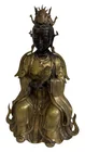  Preview image for 420. 12 1/2" bronze buddha 