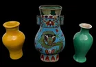  Preview image for 91. 3 Chinese vases incl cloisonne 