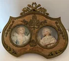  Preview image for 296. Portraits in ornate frame 