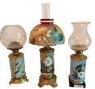  Preview image for 183. 3 hand painted lamps 