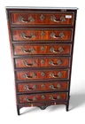  Preview image for 132. Tall French marble top chest 