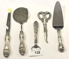  Preview image for 139. Sterling silver handles 