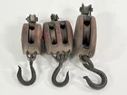  Preview image for Lot# 16 - 3) ANTIQUE WOOD & CAST IRON PU 