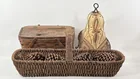  Preview image for Lot# 55 - ANTIQUE WOOD BASKET & 2) CONTE 
