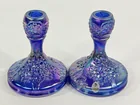  Preview image for Lot# 159 - PAIR OF FENTON BLUE CARNIVAL  