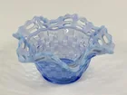  Preview image for Lot# 190 - FENTON LT BLUE LATTICE BASKET 