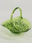  Preview image for Lot# 200 - FENTON GREEN GLASS BASKET 