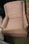  Preview image for Lot# 16 - Upholstered Armchair with Pink 