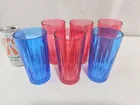  Preview image for Lot# 1021 - 6 Plastic Tall Ribbed Tumble 