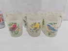  Preview image for Lot# 1034 - 7 Textured Bird-Pattern Drin 