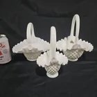  Preview image for Lot# 1077 - 3 Fenton Hobnail Milk Glass  