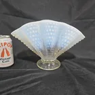  Preview image for Lot# 1088 - Opalescent Hobnail Glass Fan 