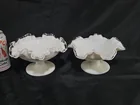  Preview image for Lot# 1112 - White Milk Glass Compotes wi 