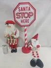  Preview image for Lot# 1117 - Santa Stop Here Sign and San 