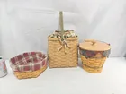  Preview image for Lot# 1142 - 3 Longaberger Handwoven Bask 