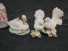  Preview image for Lot# 1159 - Porcelain Swan and Dove Figu 