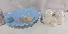  Preview image for Lot# 1153 - Ceramic Blue Bird Flower Dis 