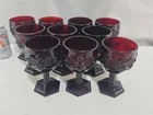 Preview image for Lot# 2112 - 10 Avon Ruby Red Pressed Gla 