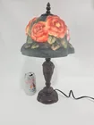  Preview image for Lot# 3023 - Floral Glass Shade Table Lam 