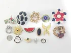  Preview image for Lot# 4027 - Costume Brooch and Pin Lot,  