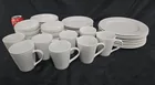  Preview image for Lot# 4042 - White Ribbed Porcelain Dinne 