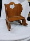  Preview image for Lot# 4703 - Wooden Doll Rocking Chair wi 