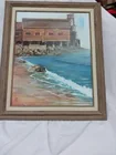  Preview image for Lot# 4709 - Framed Coastal Warehouse Oil 