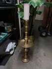  Preview image for Lot# 4741 - Engraved Brass Floor Standin 