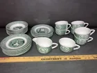  Preview image for Lot# 6030 - Green and White Ceramic Dinn 