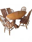  Preview image for Lot# 6999 - Oval Oak Dining Table with 2 