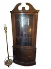  Preview image for Lot# 7015 - Wood Corner Curio Cabinet, 3 